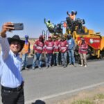 Pepe Saldívar ve acciones en Guadalupe del Programa de Pavimentación
