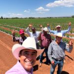 Pepe Saldívar impulsa la producción agrícola en la Cocinera